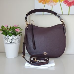 Coach Sutton Hobo in Oxblood